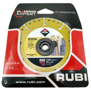 RUBI RSQ SUPERPRO Rescue Diamanttrennscheibe | Vakuum gewälzt