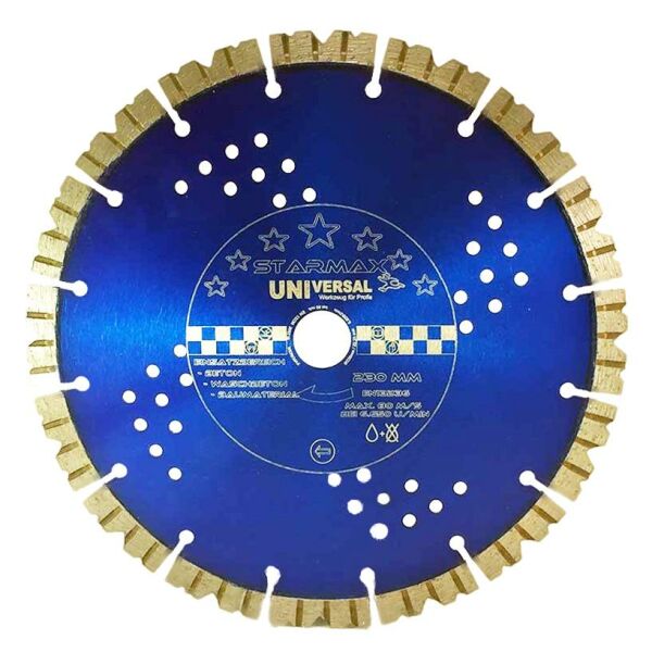Diamantscheibe STARMAX  230 x 22,23 mm | 12 mm Laser-Turbosegment