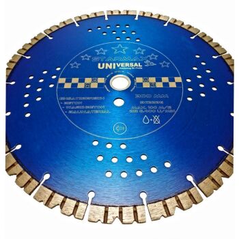 Diamant Trennscheibe STARMAX | 300 mm | 12mm Turbosegment | Für Steinsägen & Trennschleifer | Beton, Granit, Klinker  25,4/20mm