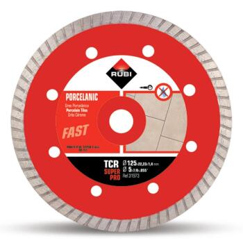 Przenośna diamentowa pilarka tarczowa Rubi TC-125 Kit G2 z prowadnicą G2