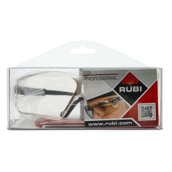 Rubi Sicherheitsbrille 80918 weißes Glas CE