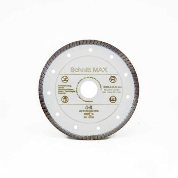 Diamant Fliesen Trennscheibe SCHNITTMAX | Für alle harten Fliesen & Feinsteinzeug 115 - 350 mm