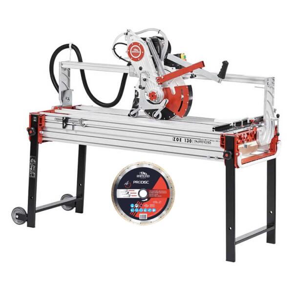 Raimondi Steintrennmaschine Zoe 130cm + Diamantscheibe + Schärfstein