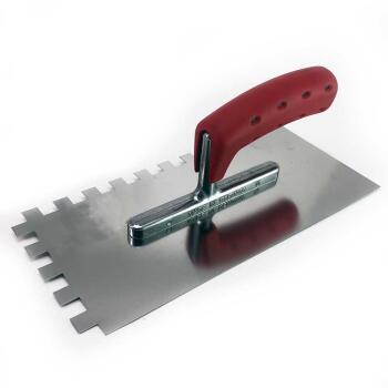 Zahnkelle Edelstahl 28 x 13 cm mit Softgriff |...